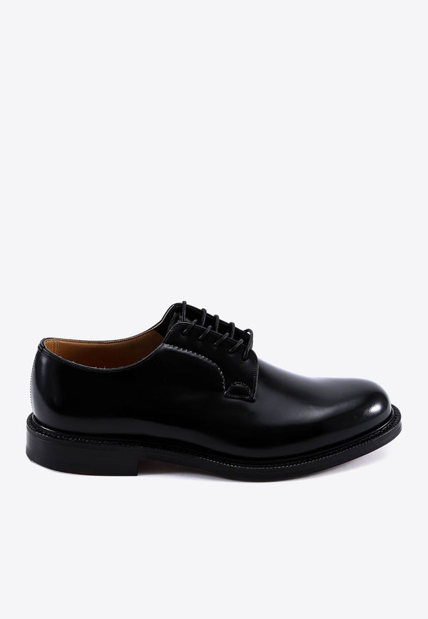 Church's Shannon Leather Derby Shoes Black EEB0019XV_F0AAB