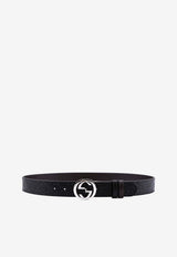 Gucci Double G Leather Belt Black 473030CWCWN_1070