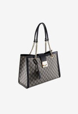 Gucci Medium GG Padlock Shoulder Bag Black 479197KHNKG_9769