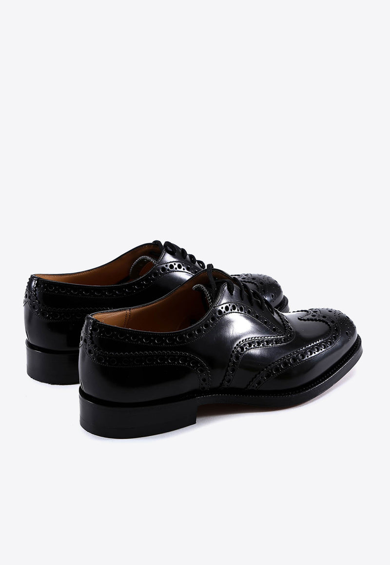 Church's Burwood Leather Brogue Shoes Black EEB0029XV_F0AAB