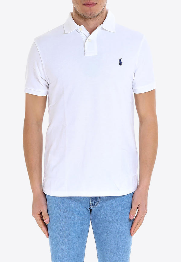 Polo Ralph Lauren Logo Embroidered Polo T-shirt White 710548797_001