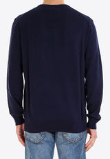 Polo Ralph Lauren Embroidered Logo Crewneck Sweater Blue 710684957_001