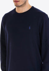 Polo Ralph Lauren Embroidered Logo Crewneck Sweater Blue 710684957_001