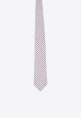 Nicky Milano Patterned Silk Tie Red PEZZOBIOPER_2