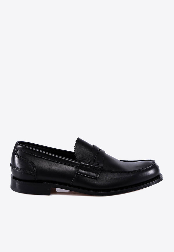 Church's Pembrey Leather Penny Loafers Black EDB0039FG_F0AAB