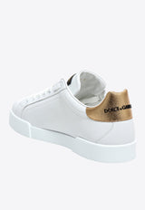 Dolce & Gabbana Portofino Leather Low-Top Sneakers CS1761AH136_8I047