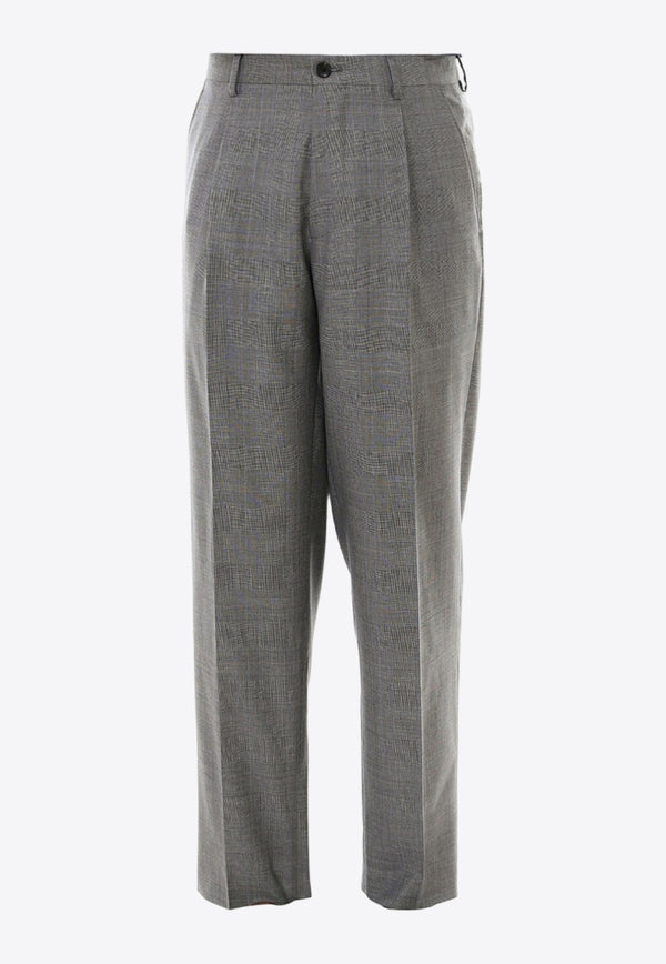Etro Straight-Leg Tailored Wool Pants Gray 1W6501163_3