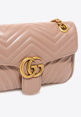Gucci Small Marmont Quilted Leather Crossbody Bag Pink 443497DTDIT_5729