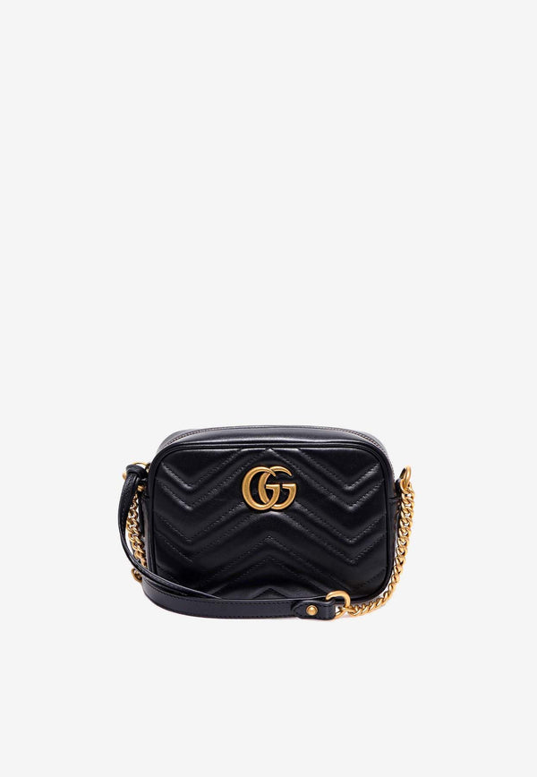 Gucci Mini GG Marmont Matelassé Shoulder Bag Black 448065DTD1T_1000