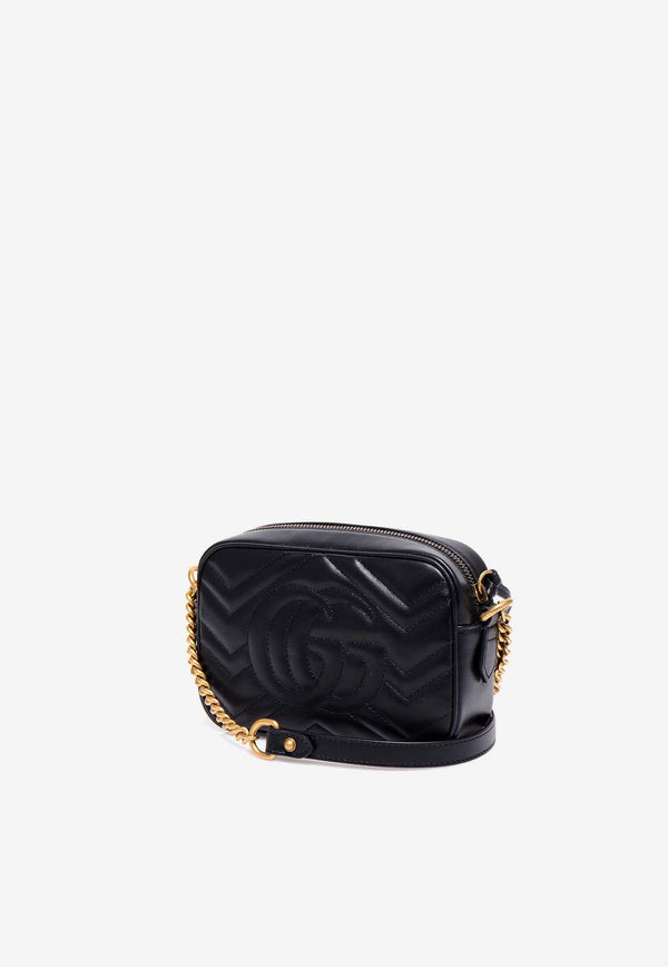 Gucci Mini GG Marmont Matelassé Shoulder Bag Black 448065DTD1T_1000