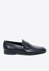 Tod's Embossed Logo Penny Loafers Black XXM51B00010D90_B999