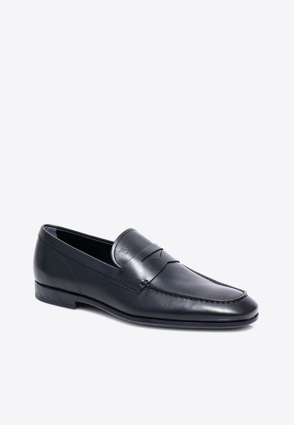 Tod's Embossed Logo Penny Loafers Black XXM51B00010D90_B999