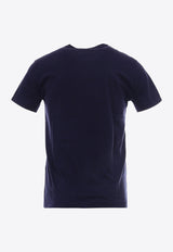 Polo Ralph Lauren Logo Embroidered Basic T-shirt Blue 710680785_004