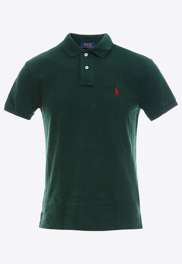 Polo Ralph Lauren Logo Embroidered Polo T-shirt Green 710795080_018