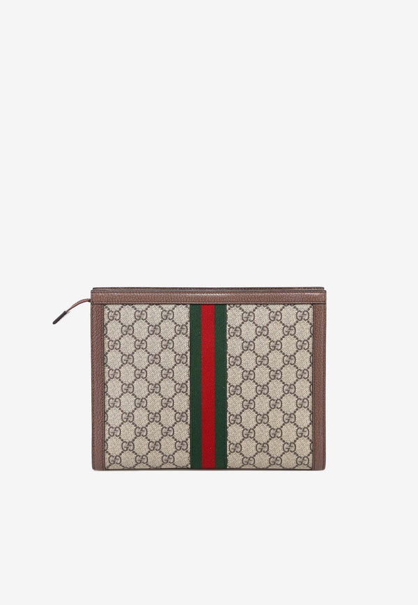 Gucci Ophidia GG Supreme Zip Pouch Beige 62554996IWG_8745