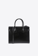 Saint Laurent Baby Sac De Jour Top Handle Bag in Calf Leather Black 42186302G9W_1000