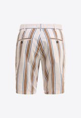 Perfection Gdm Striped Bermuda Shorts Multicolor 21P72097_04