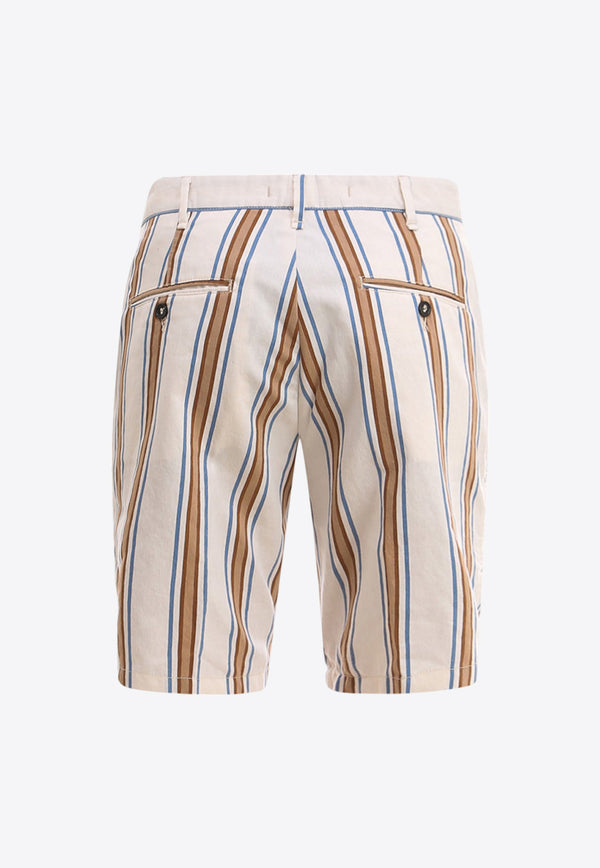Perfection Gdm Striped Bermuda Shorts Multicolor 21P72097_04