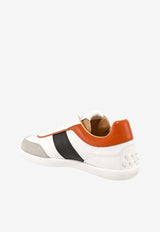 Tod's Tabs Leather and Suede Sneakers White XXM68C0DP30OV6_0XNF