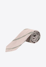 Nicky Milano Striped Silk Tie Pink VIOLAF_2