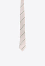 Nicky Milano Striped Silk Tie Pink VIOLAF_2