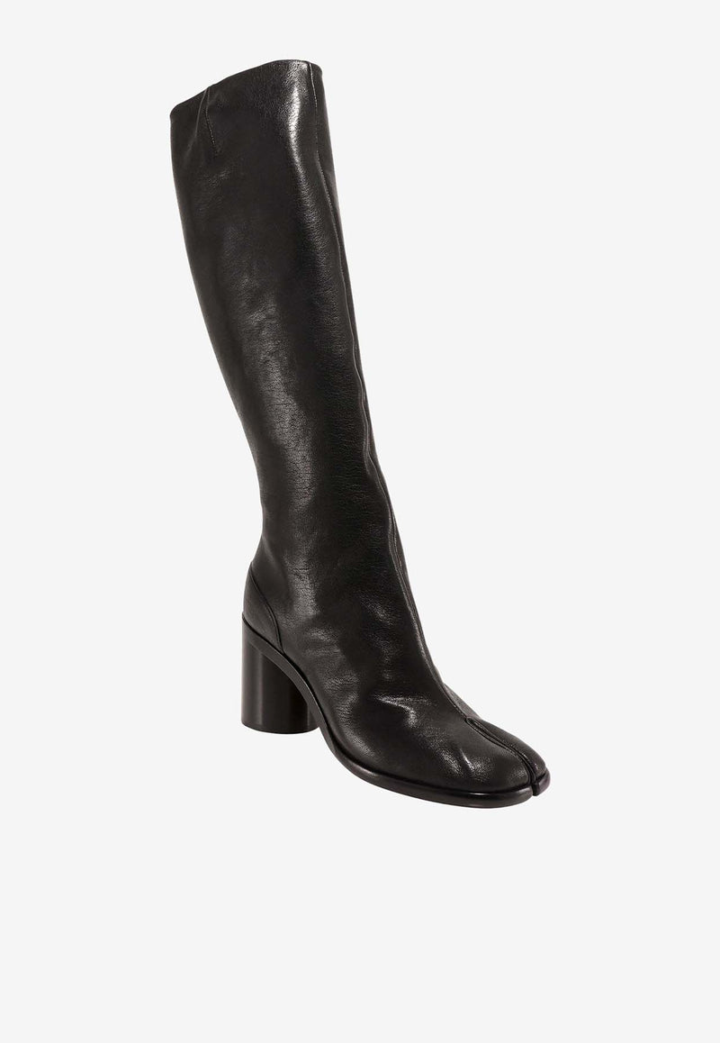 Maison Margiela Tabi 80 Knee-High Boots Black S34WW0057P3753_T8013