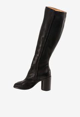 Maison Margiela Tabi 80 Knee-High Boots Black S34WW0057P3753_T8013