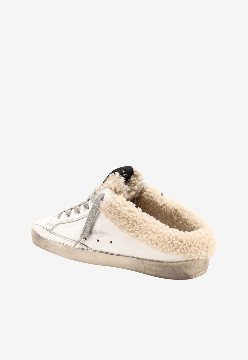 Golden Goose DB Super-Star Shearling Leather Sabot Sneakers

 White GWF00110F002306_10224