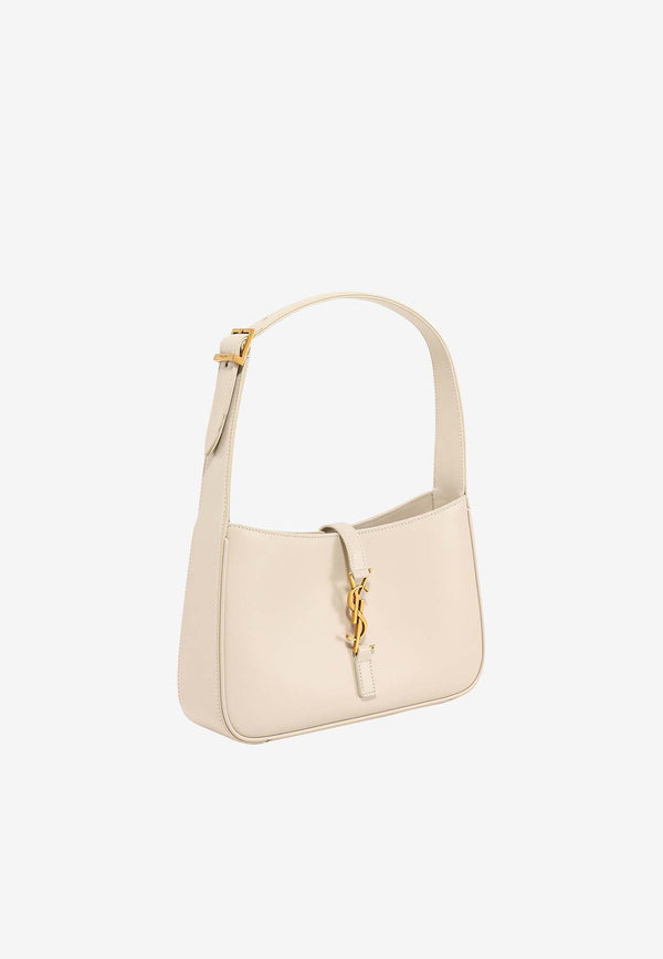 Saint Laurent Le 5 Á 7 Calf Leather Shoulder Bag Beige 6572282R20W_9207