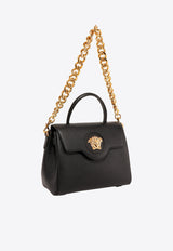 Versace La Medusa Leather Handbag Black DBFI039DVIT2T_KVO41