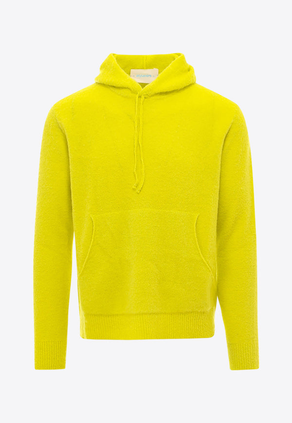 anyLovers Wool-Blend Hooded Sweatshirt Yellow AI21ANY13_LIME