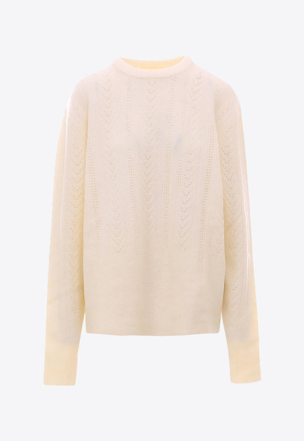 anyLovers Wool-Blend Knitted Sweater Ivory AI21ANY02_AVORIO