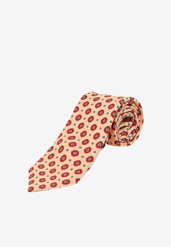 Nicky Milano Patterned Silk Tie Pink ZOOA_3
