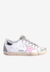 Golden Goose DB Superstar Leather Sneakers with Metallic Heel White GWF00102F002435_81482