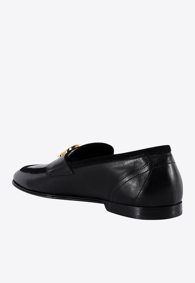 Dolce & Gabbana Ariosto Leather Cross-Over Loafers A50462AQ993_80999