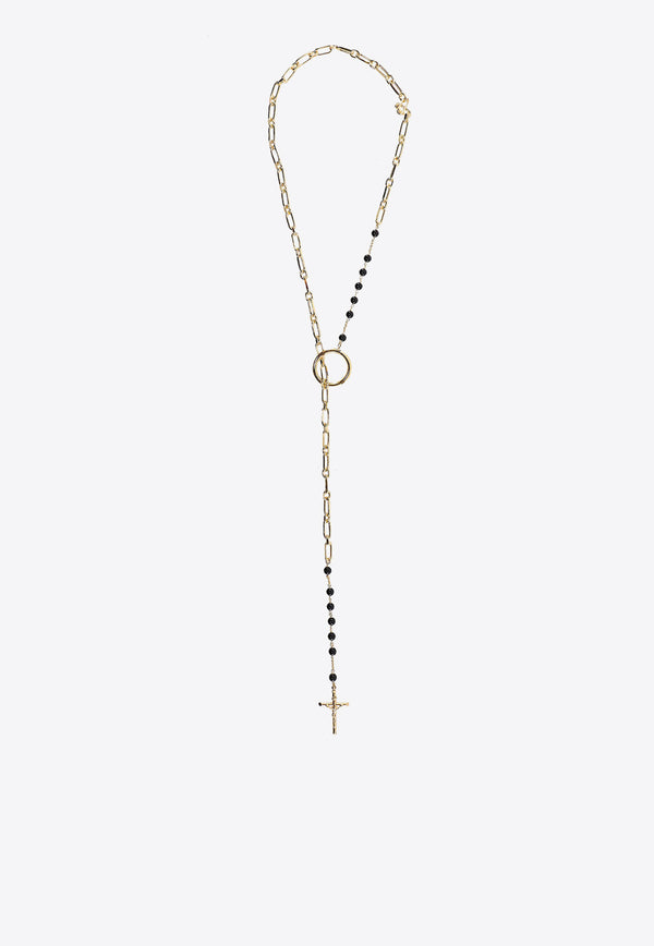 Dolce & Gabbana Gold-Plated Rosary Necklace WNN8S3W1111_ZOO00