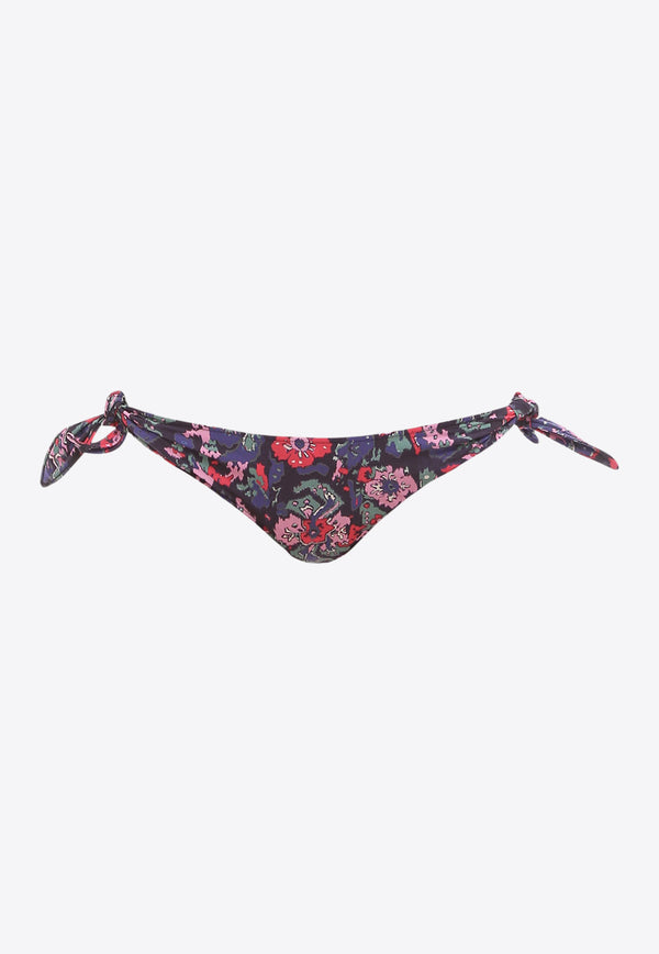 Isabel Marant Sukie Floral Print Bikini Bottom Multicolor SL000322P007W_30FN