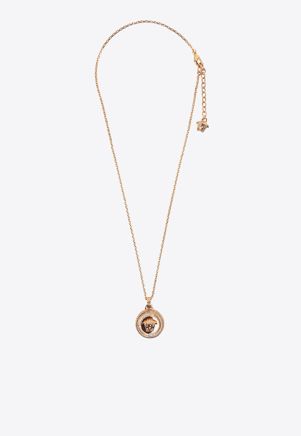 Versace Medusa Pendant Necklace 10045951A00620_3J000 Gold