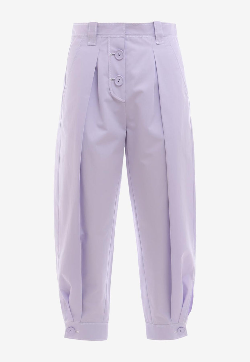 K Krizia Straight-Leg Tailored Pants Purple J1CX12305_WISTERIA