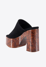 Haus Of Honey 130 Suede Platform Sandals Black HW23612_BLACK