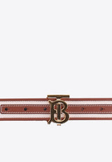 Burberry TB Canvas and Leather Belt Beige 8052480_A3712