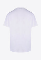 Alexander McQueen Logo Print Crewneck T-shirt White 649876QTZ56_0900