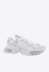 Dolce & Gabbana Airmaster Low-Top Sneakers in Leather and Mesh White CS2071AY951_89642