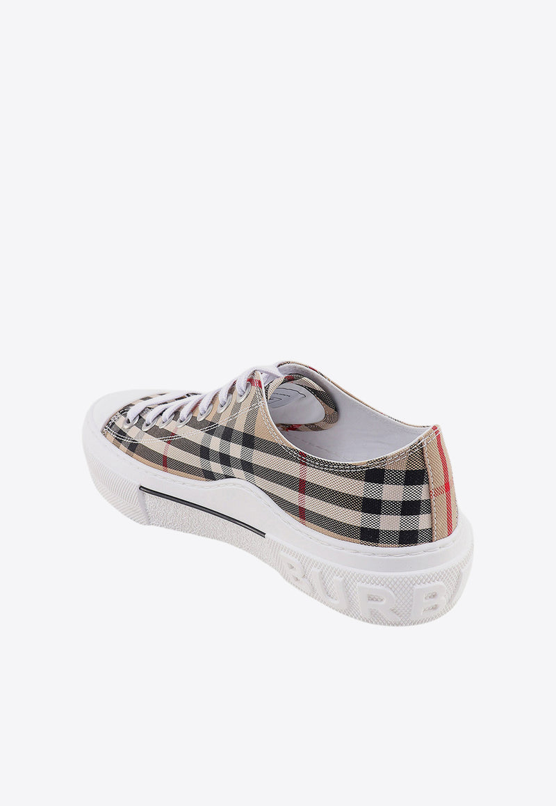 Burberry Vintage Check Low-Top Sneakers Beige 8050506_A7028