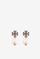 Tory Burch Kira Crystal Paved Pearl Drop Earrings Gold 60525_137