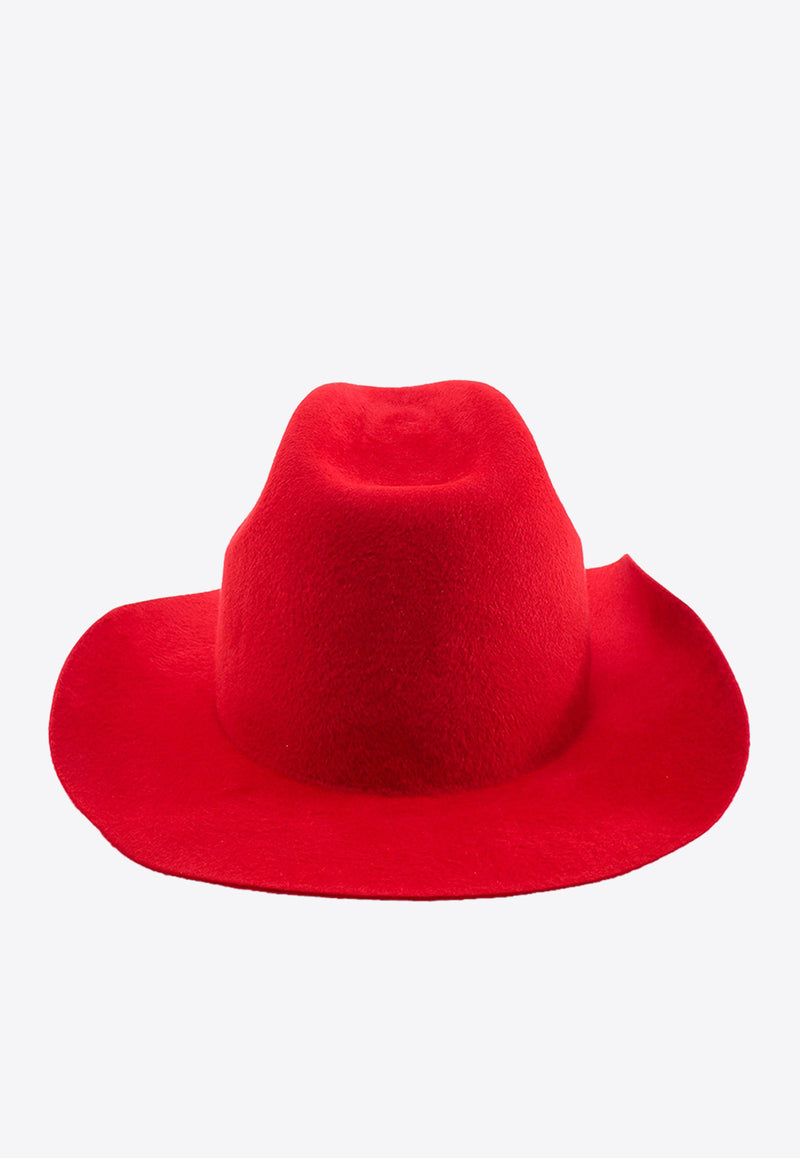 Ruslan Baginskiy Logo Embroidered Hat Red CWB034FWRB_RED
