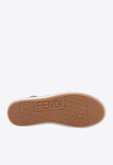 Fendi Domino FF Jacquard High-Top Sneakers Brown 8E8357AJZX_F0R7V