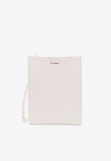 Jil Sander Small Tangle Leather Shoulder Bag White J07WG0001P4841_106