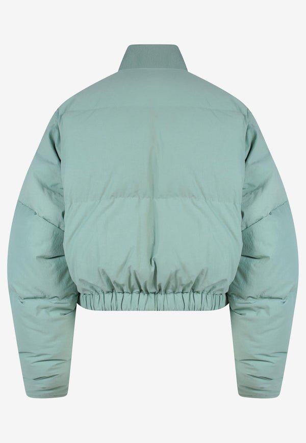 K Krizia Padded Bomber Jacket Green J1CX4111Y_GREEN