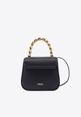 Versace Mini La Medusa Top Handle Bag Black 1003016DVIT2T_1B00V